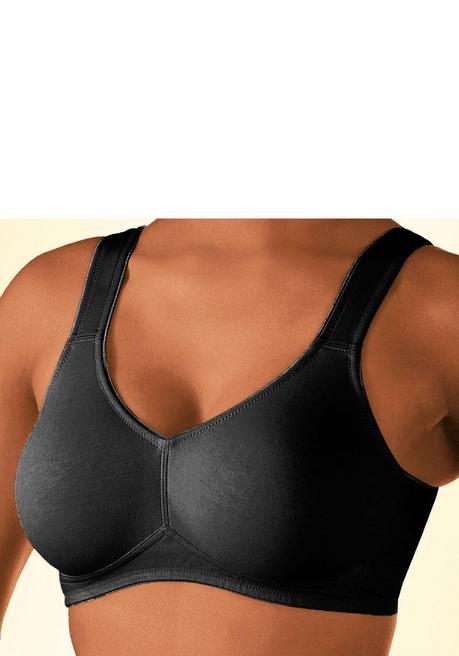 PETITE FLEUR Doppelpack Basic-BHs ohne Bügel - schwarz+weiß sheego Blitzverkäufe