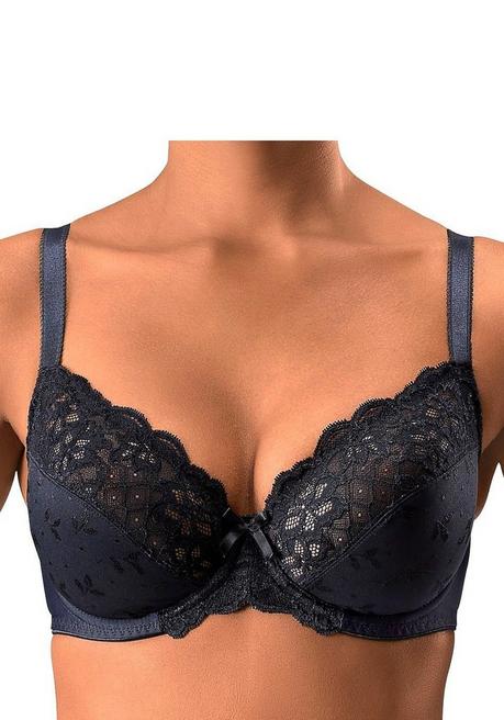 PETITE FLEUR Bügel-BH - schwarz+weiß sheego Fabrikpreis