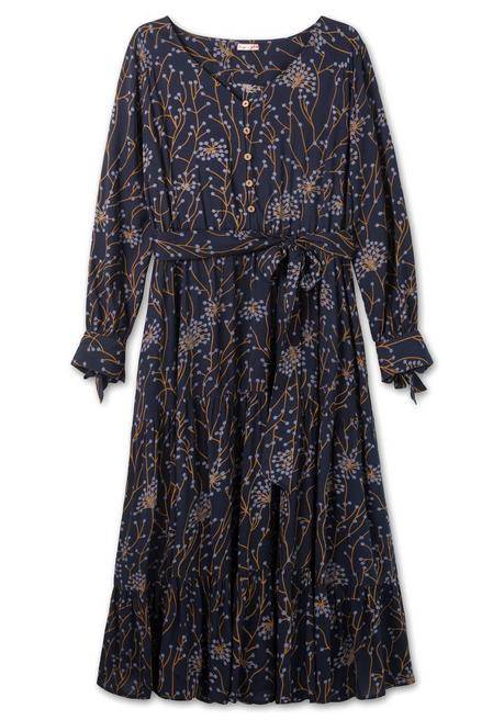 sheego by Joe Browns Maxikleid mit floralem Alloverdruck - nachtblau bedruckt sheego Sonderangebot der Fabrik