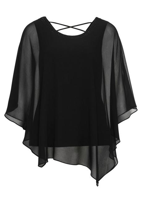 sheego Tunika in 2-in-1-Optik - schwarz sheego Bis zu 55% Rabatt
