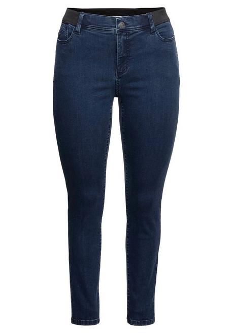 sheego Skinny Jeans mit »Ultimate Stretch«, wächst bis 3 Gr. mit - dark blue Denim sheego Nur noch ein Tag übrig
