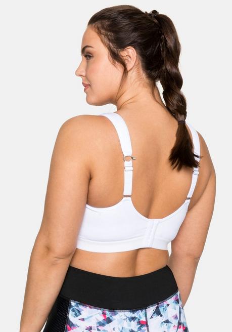 sheego Sport-BH aus COOLMAX® mit 2 Tragevarianten - weiß sheego Meist gekauft