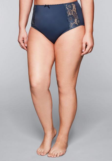 sheego Taillenslip mit transparenter Spitze - saphir sheego Begrenztes Angebot