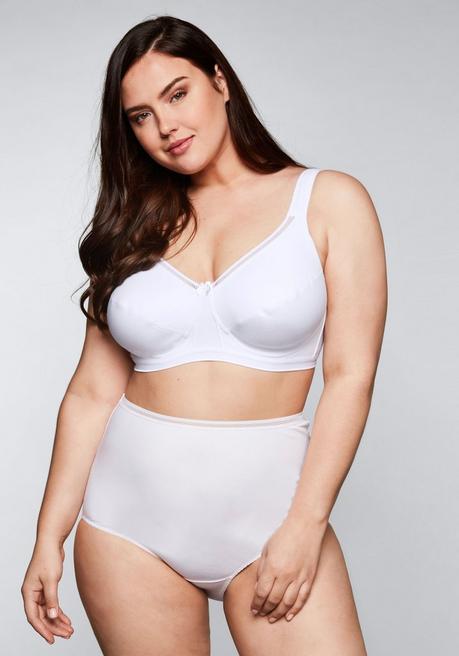 sheego Doppelpack BHs ohne Bügel - weiß sheego Online Shopping