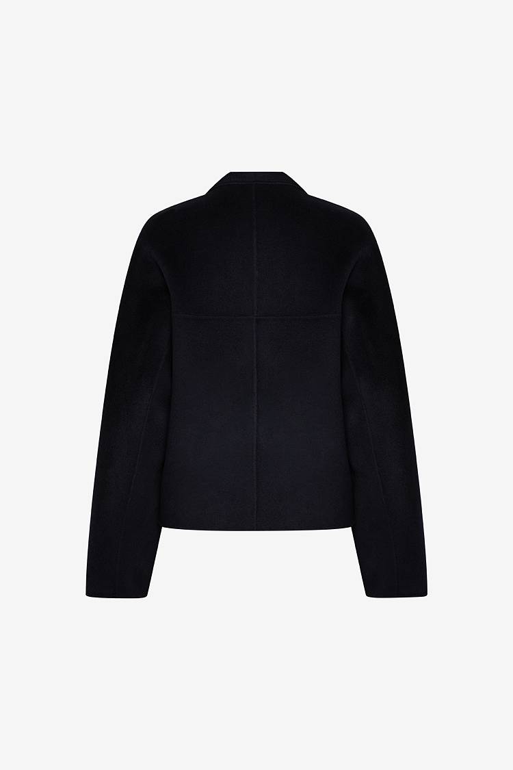 Sly 010 Minimalistische Knopflose Doubleface-Jacke Tägliche Deals