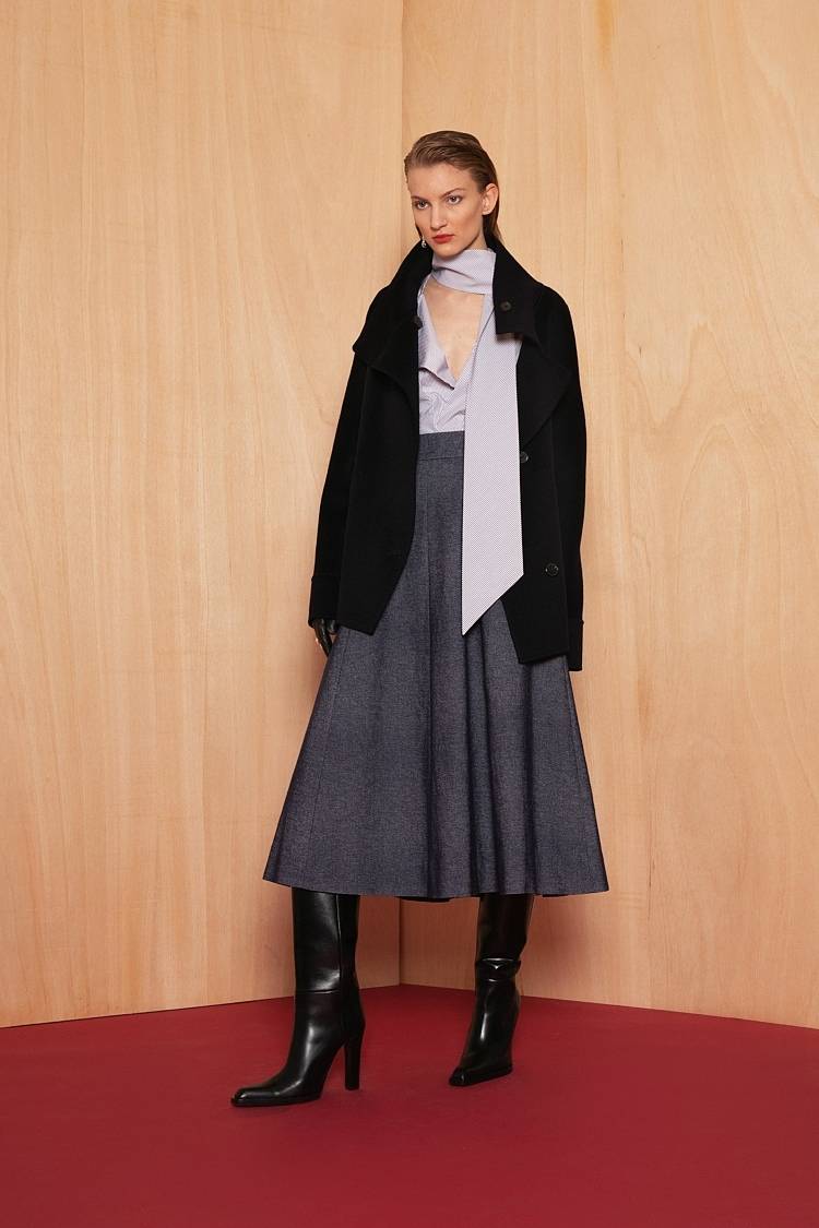 Sly 010 Gerade geschnittene Doubleface-Jacke mit Pattentaschen Tiefpreis