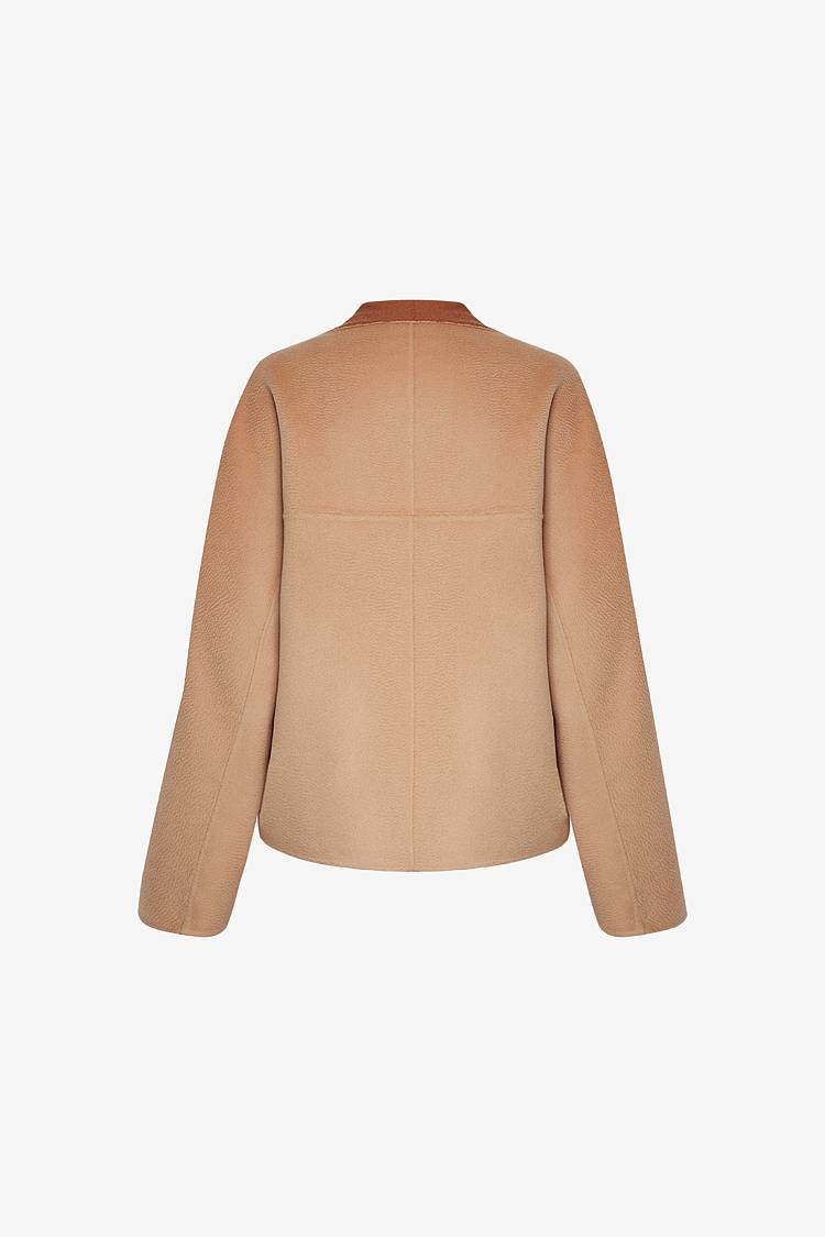 Sly 010 Minimalistische Knopflose Doubleface-Jacke Letzter Tag