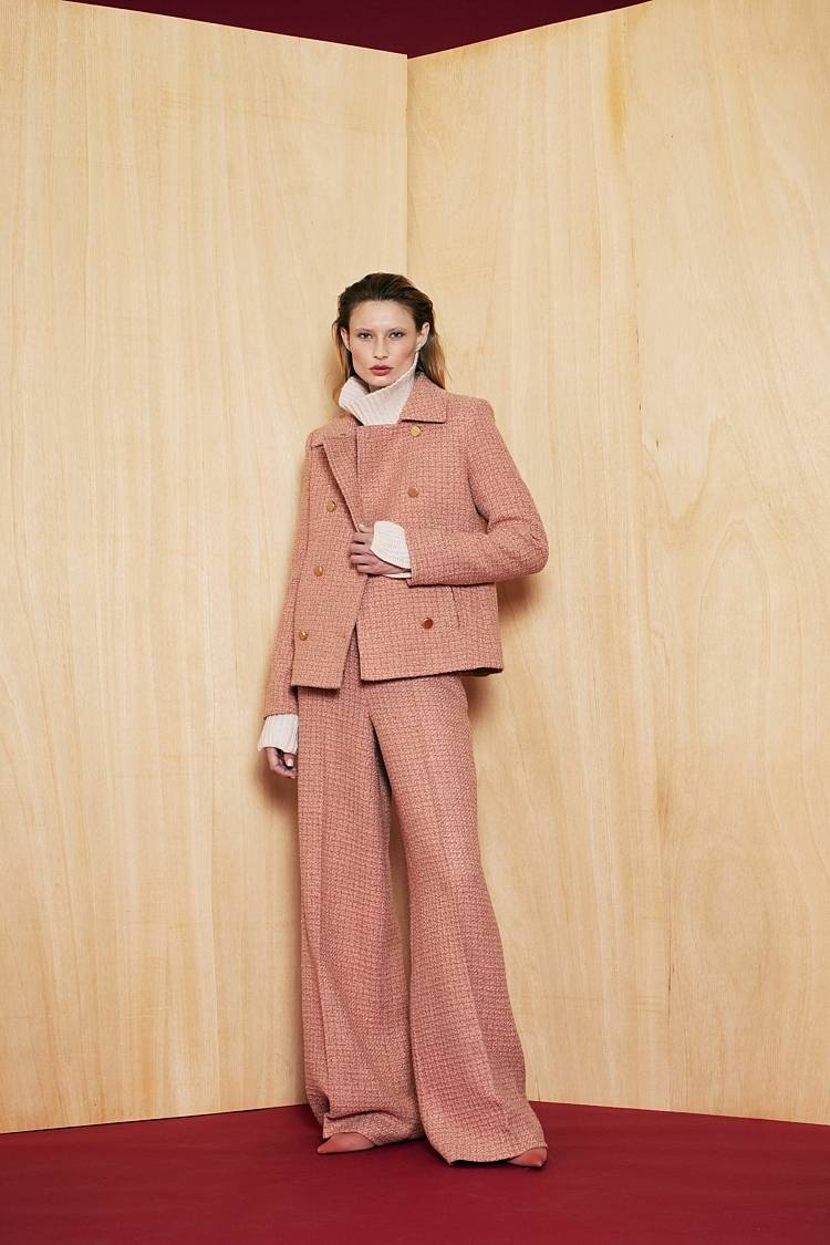 Sly 010 Doppelreihige Tweedjacke 50% Rabatt mit kostenlosem Versand