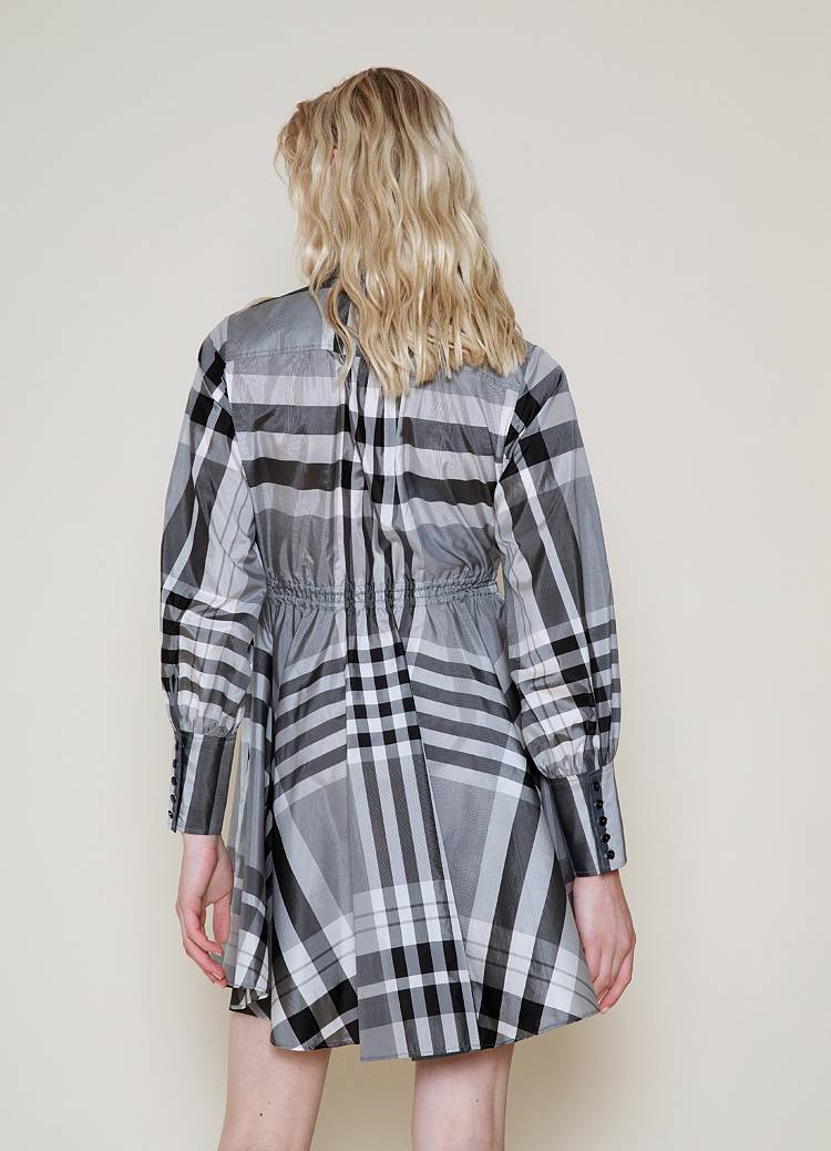 Sly 010 Hemdblusenkleid mit schwingendem Rock Online