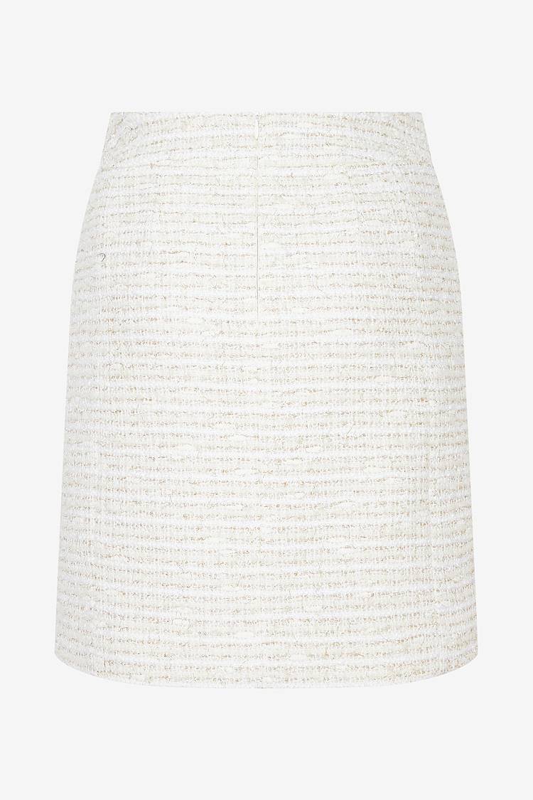Sly 010 Hoch taillierter Tweed-Minirock Blitzangebot