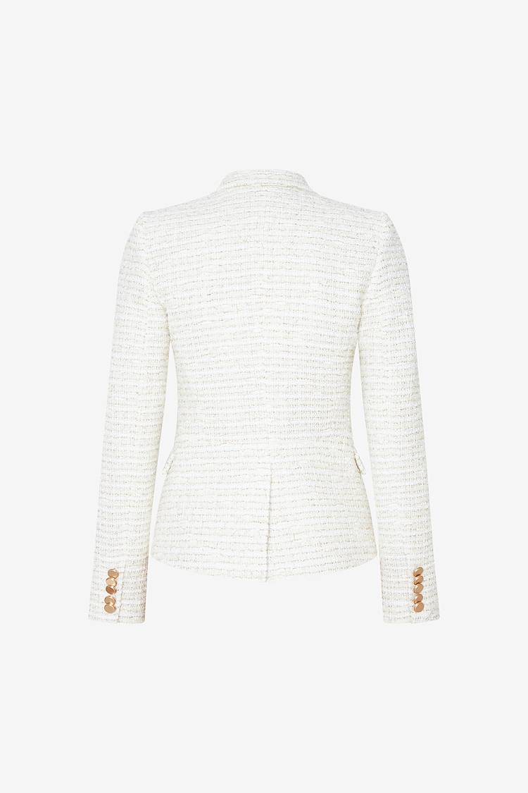 Sly 010 Double-breasted Tweed Blazer Saisonale Angebote