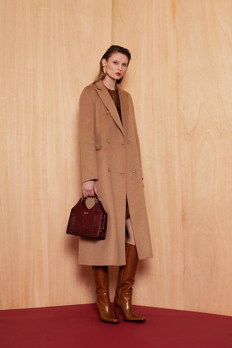 Sly 010 Maria Bag aus Leder mit Kroko-Prägung Räumungsverkauf