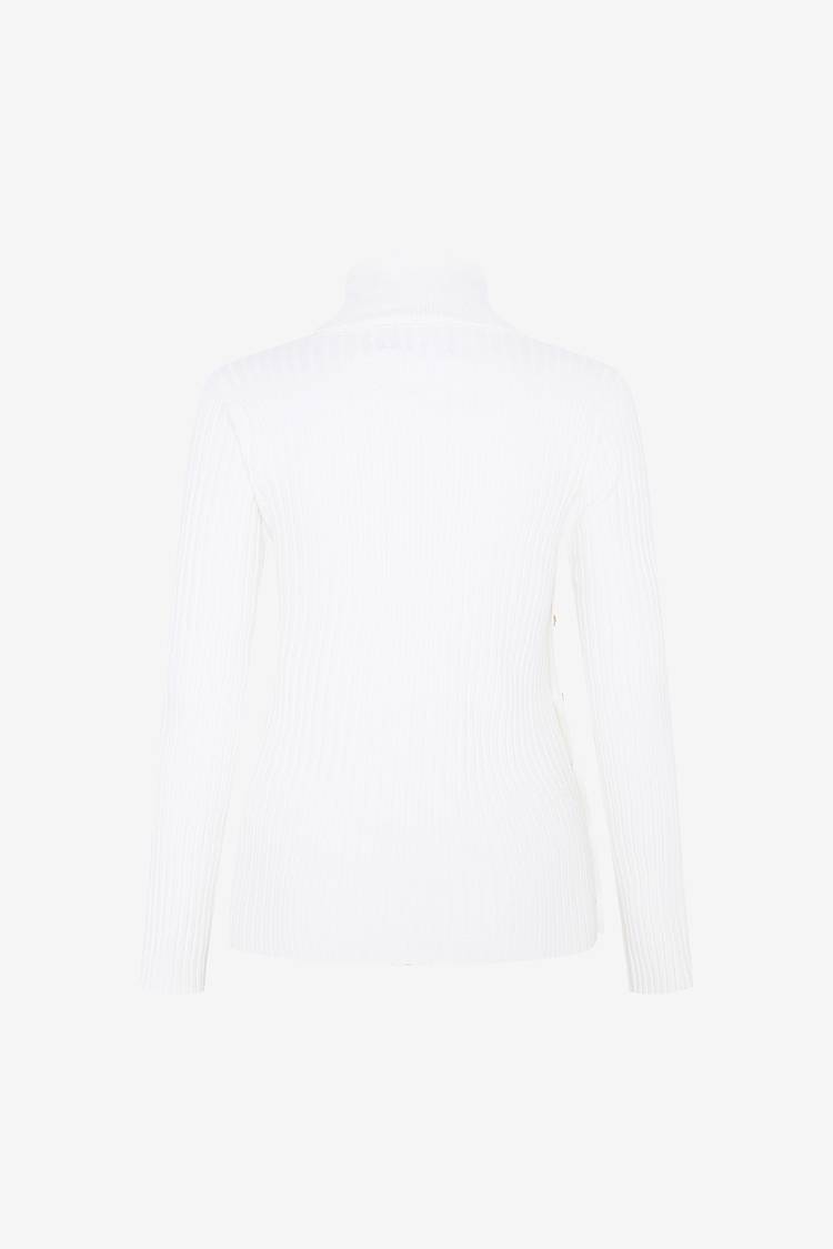 Sly 010 Rollkragenpullover mit Zierknöpfen Kauf eins, bekomm eins gratis