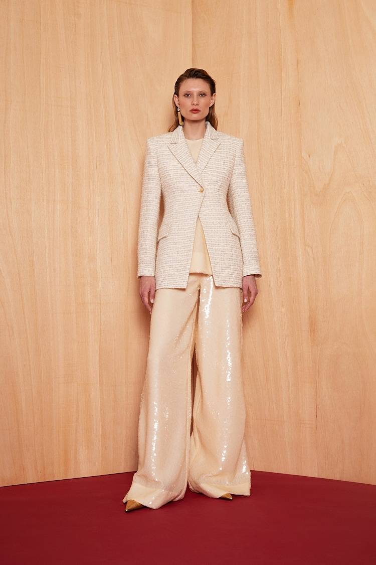 Sly 010 Ärmelloses Paillettentop Super Sparpreis