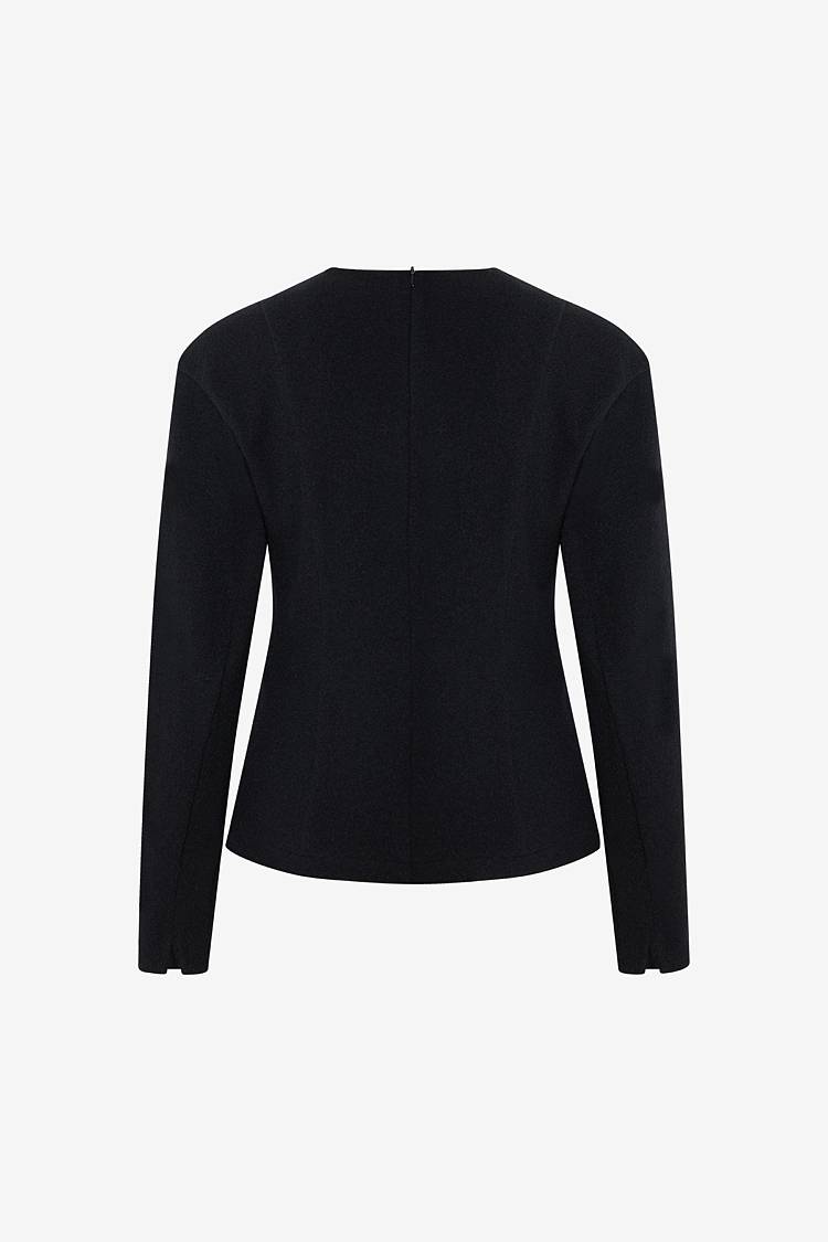 Sly 010 Minimalistisches tailliertes Wolltop Hotsell