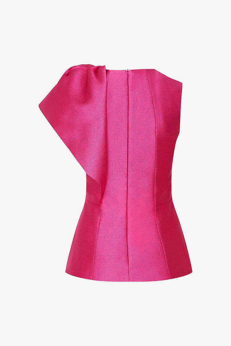 Sly 010 Tailliertes Top mit Volantärmel Osterangebot