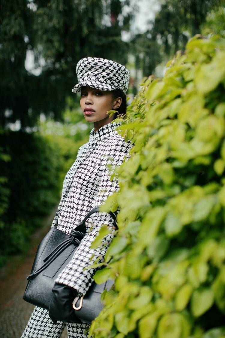 Sly 010 Ballonmütze aus Tweed Bis zu 60% Rabatt