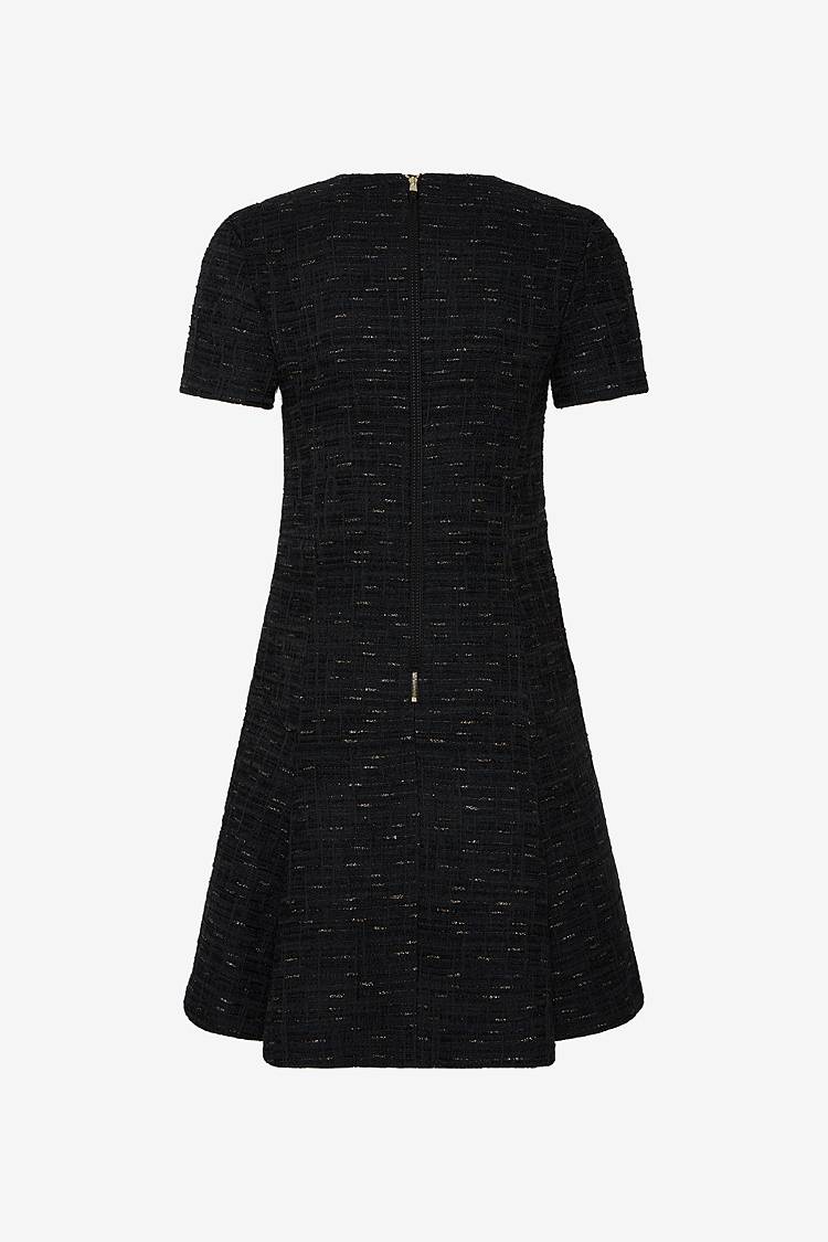 Sly 010 Kurzes Tweed-Kleid in A-Linie Meist gekauft