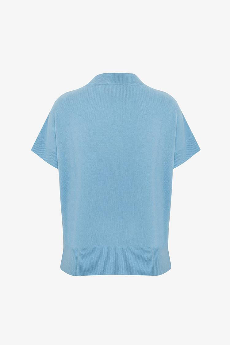 Sly 010 Kashmir Pullover mit kurzen Ärmeln Heißer Verkauf