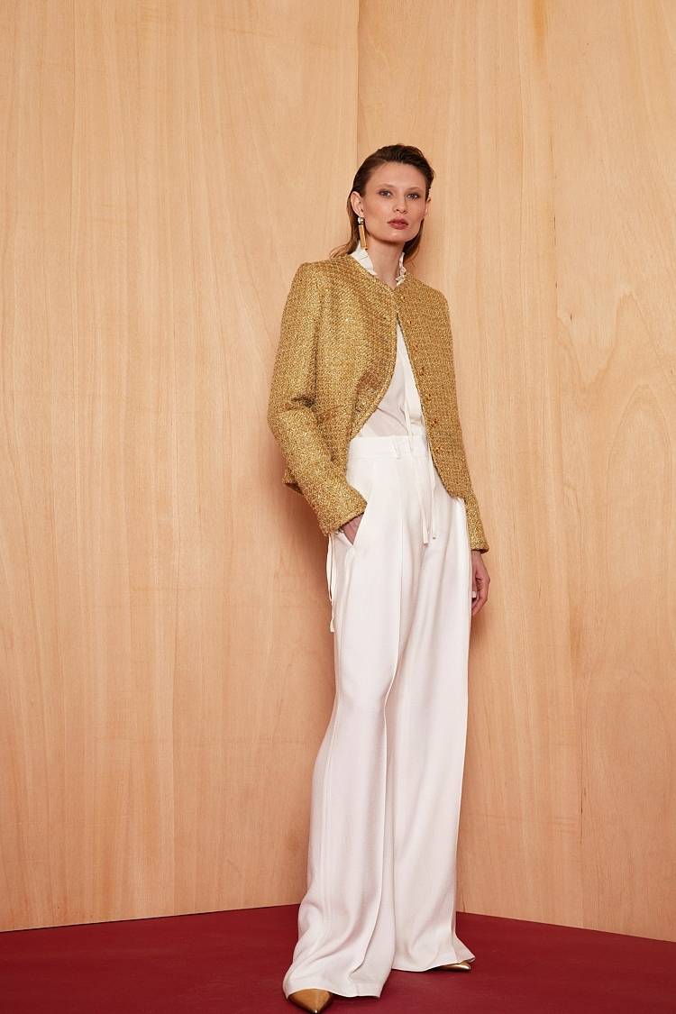 Sly 010 Kurze Jacke aus funkelndem Tweed Bestseller