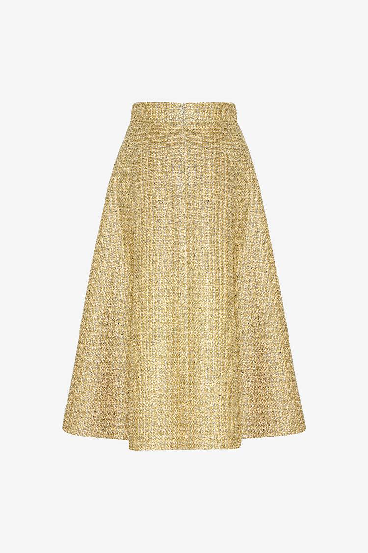 Sly 010 Midirock aus funkelndem Tweed Saisonale Angebote