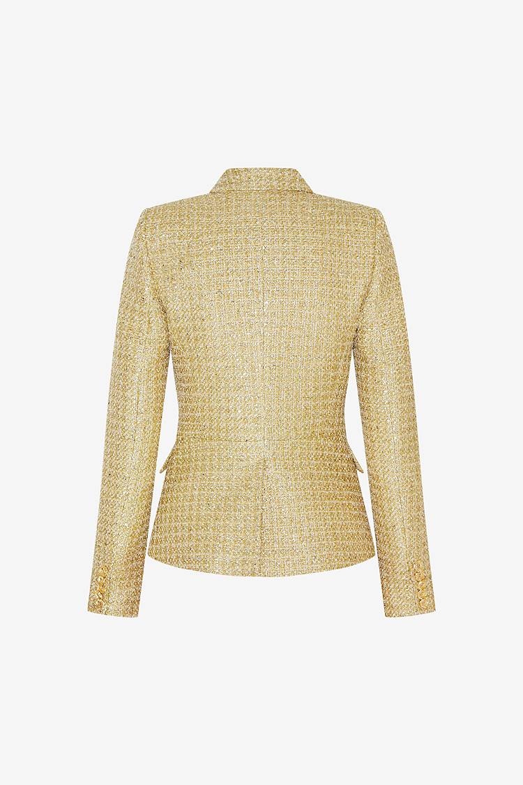 Sly 010 Double-breasted Blazer made from sparkling Tweed Kauf eins, bekomm eins gratis