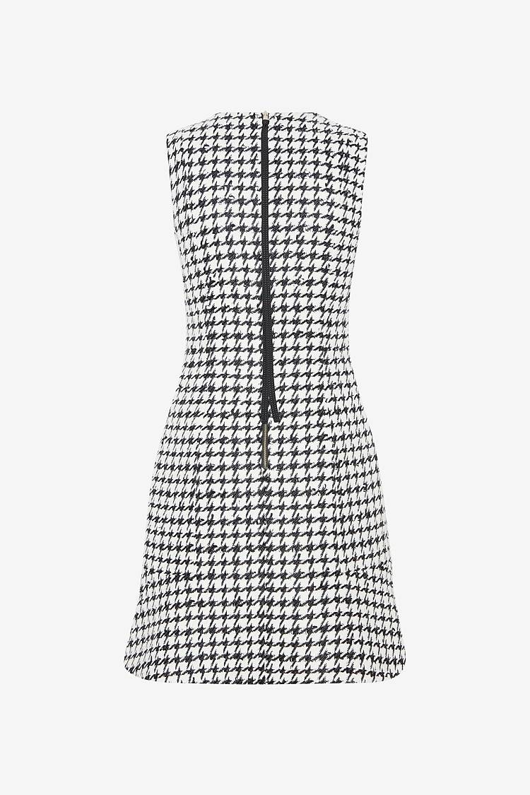 Sly 010 Ärmelloses tailliertes Tweedkleid Tägliche Deals