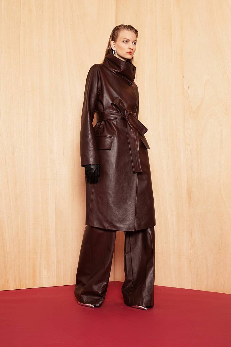 Sly 010 Elegante Marlene-Hose aus weichem Nappa-Leder Riesige Ersparnisse