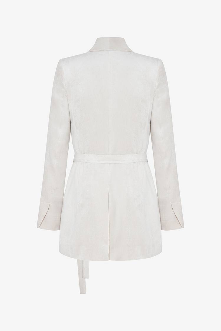 Sly 010 Wickelblazer mit Gürtel aus weichem Viskose-Cord Tiefpreis