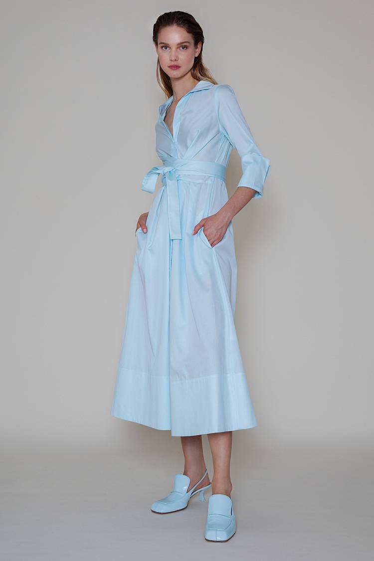 Sly 010 Kleid mit Taillengürtel Kostenloser Versand international