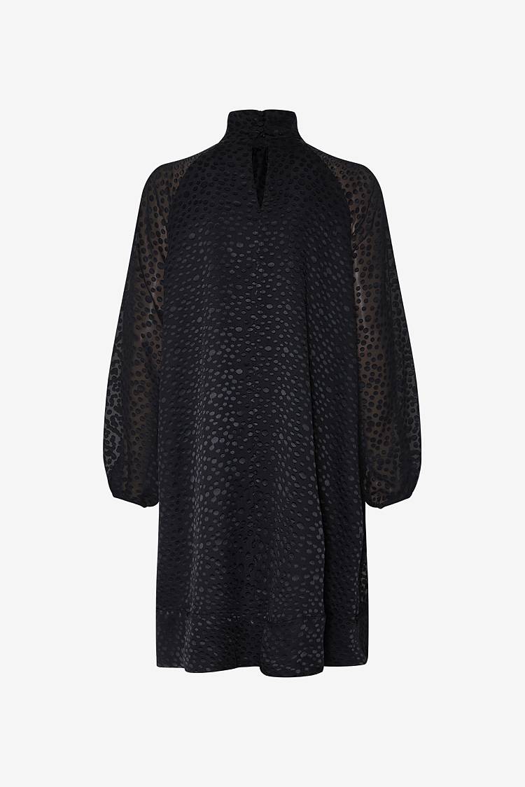 Sly 010 Polka Dot Kleid mit Stehkragen Rabatte dieses Monats