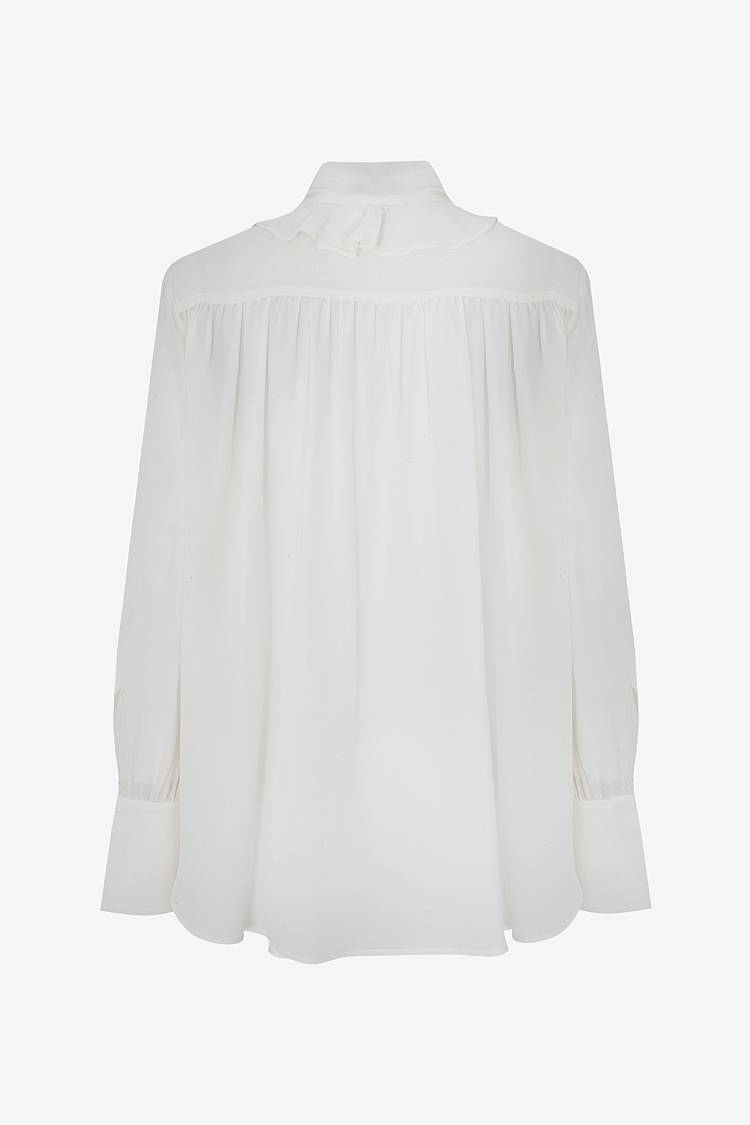 Sly 010 Seidenbluse mit Schluppe Kostenloser Versand