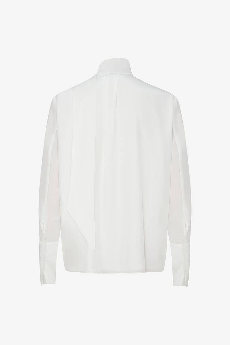 Sly 010 Seidenbluse mit Schalkragen Blitzangebot