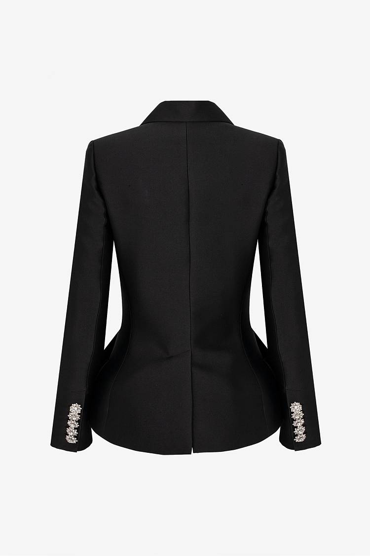 Sly 010 50s Blazer aus Seidentaft Riesige Ersparnisse