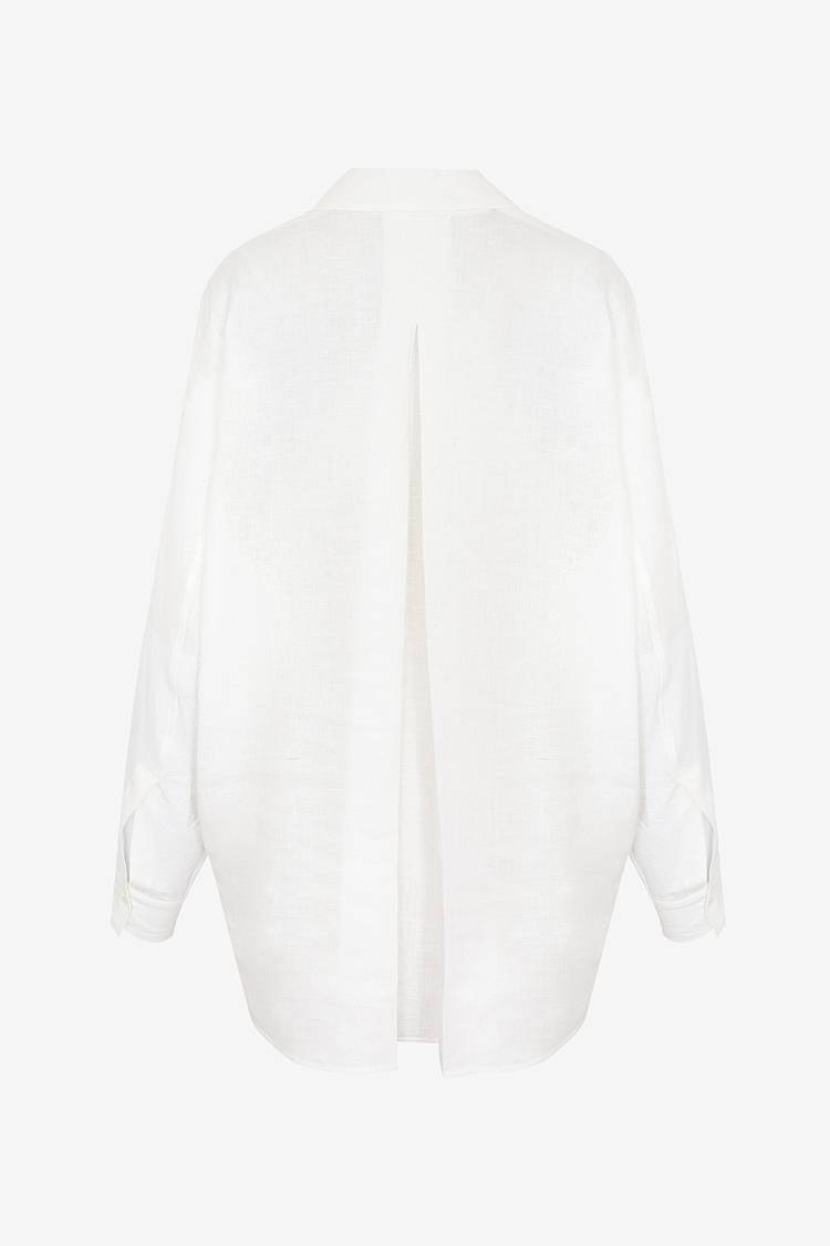 Sly 010 Baumwollbluse mit offenem Hemdkragen Discount Store für neue Produkte