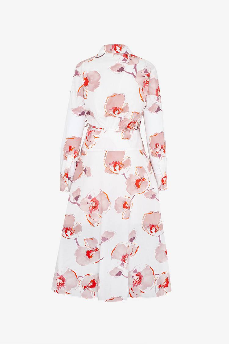 Sly 010 Midi-Wickelkleid aus Baumwolle mit Blumendruck Cyber Monday