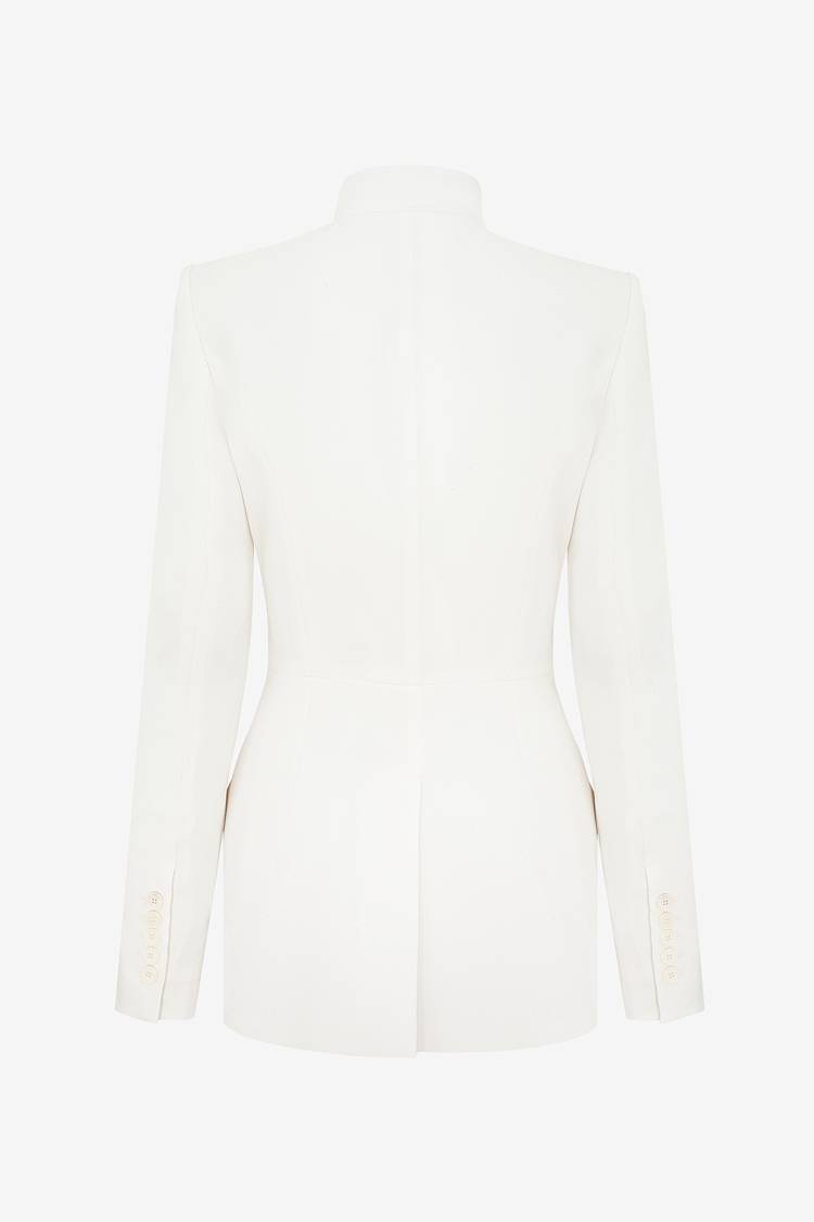 Sly 010 Tailliierter Blazer aus Crêpe-envers-Satin Tägliche Deals