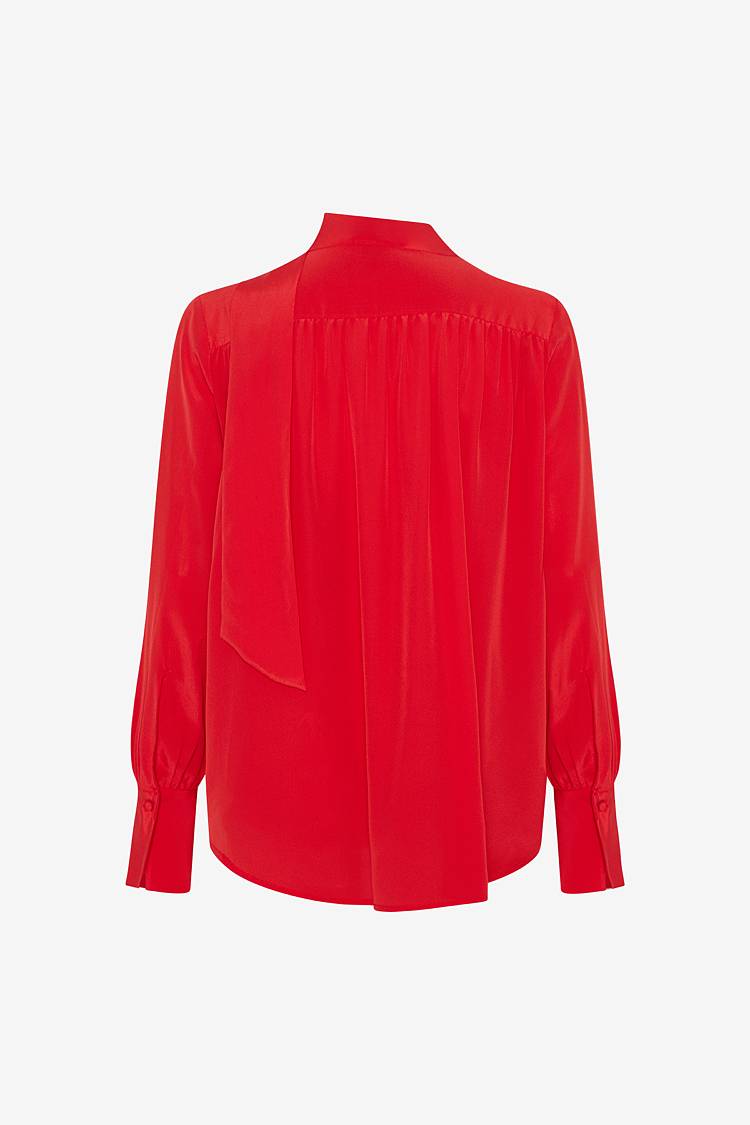 Sly 010 Seidenbluse mit Schluppe Begrenzte Freigabe