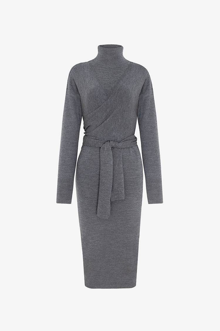 Sly 010 **Strickkleid mit Bindegürtel** Bis zu 55% Rabatt