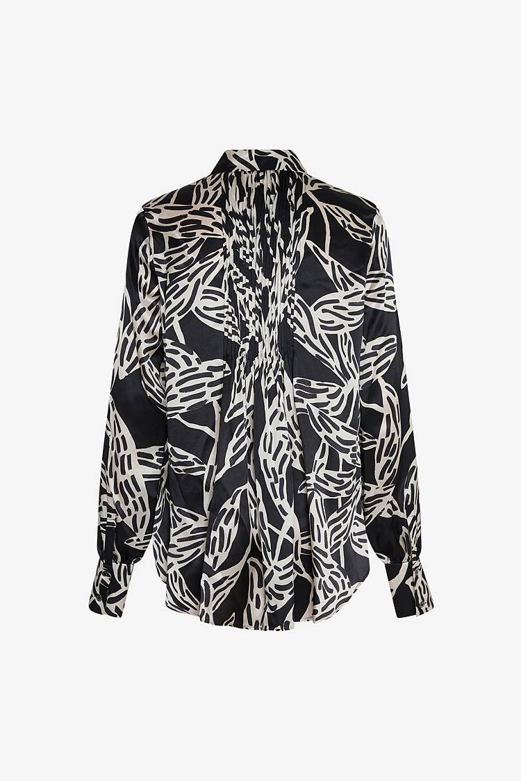 Sly 010 Seidenbluse mit floralem Print Speichern exportieren