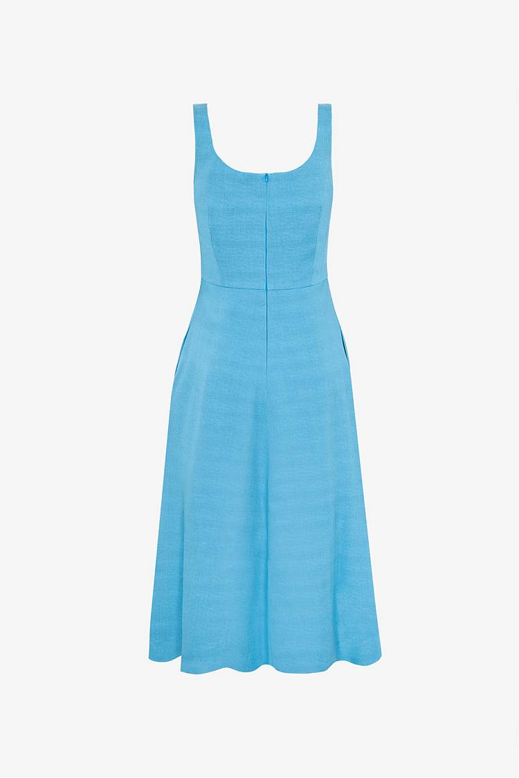 Sly 010 Kleid mit Herzausschnitt aus Crêpe-envers-Satin Blitzverkäufe