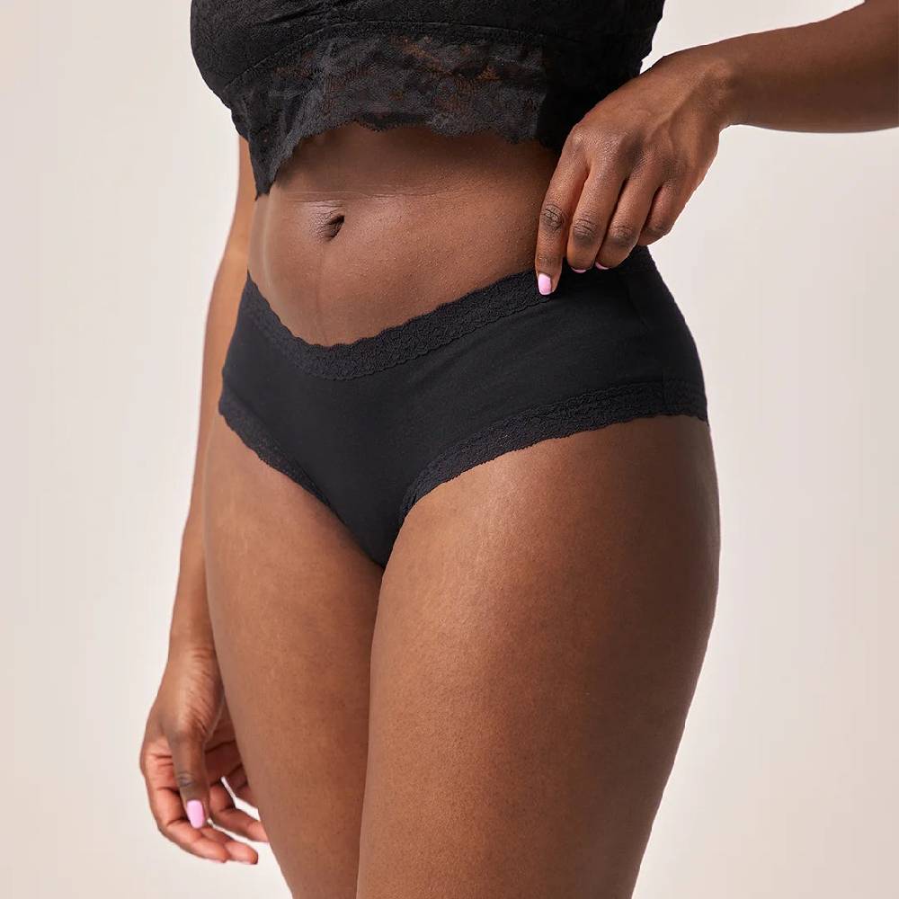 Snocks Hipster Panties mit Spitze aus Bio-Baumwolle Valentinstagsangebot