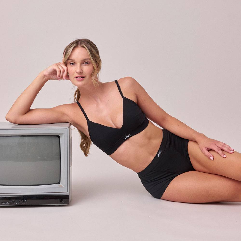 Snocks Retro Soft-BH aus Bio-Baumwolle Großer Ausverkauf