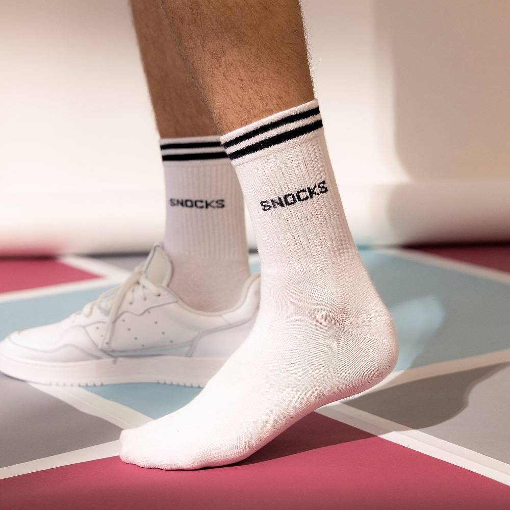 Snocks Hohe Sportsocken mit Streifen aus Bio-Baumwolle Muttertagsangebot