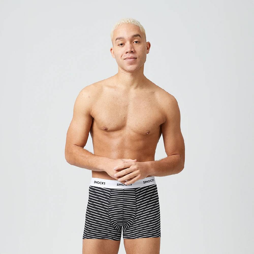 Snocks Boxershorts mit Streifen aus Bio-Baumwolle Begrenzt auf 3 Tage