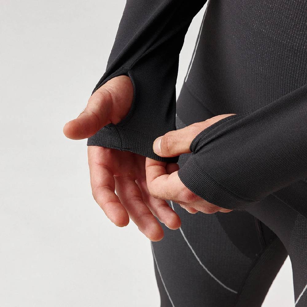 Snocks Thermounterwäsche Herren mit Daumenloch aus recyceltem Polyester Rabatt