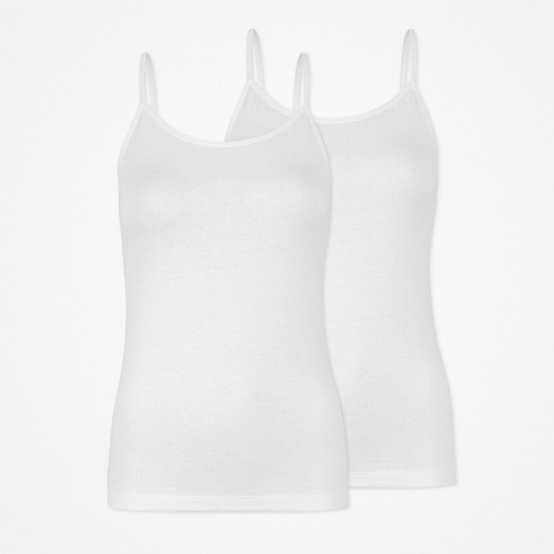 Snocks Damen Spaghetti Tops aus Bio-Baumwolle Vatertagsangebot