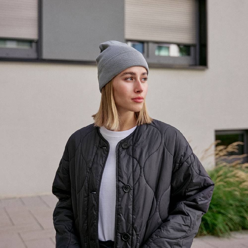 Snocks Beanie Mütze aus recyceltem Polyester Große Rabatte
