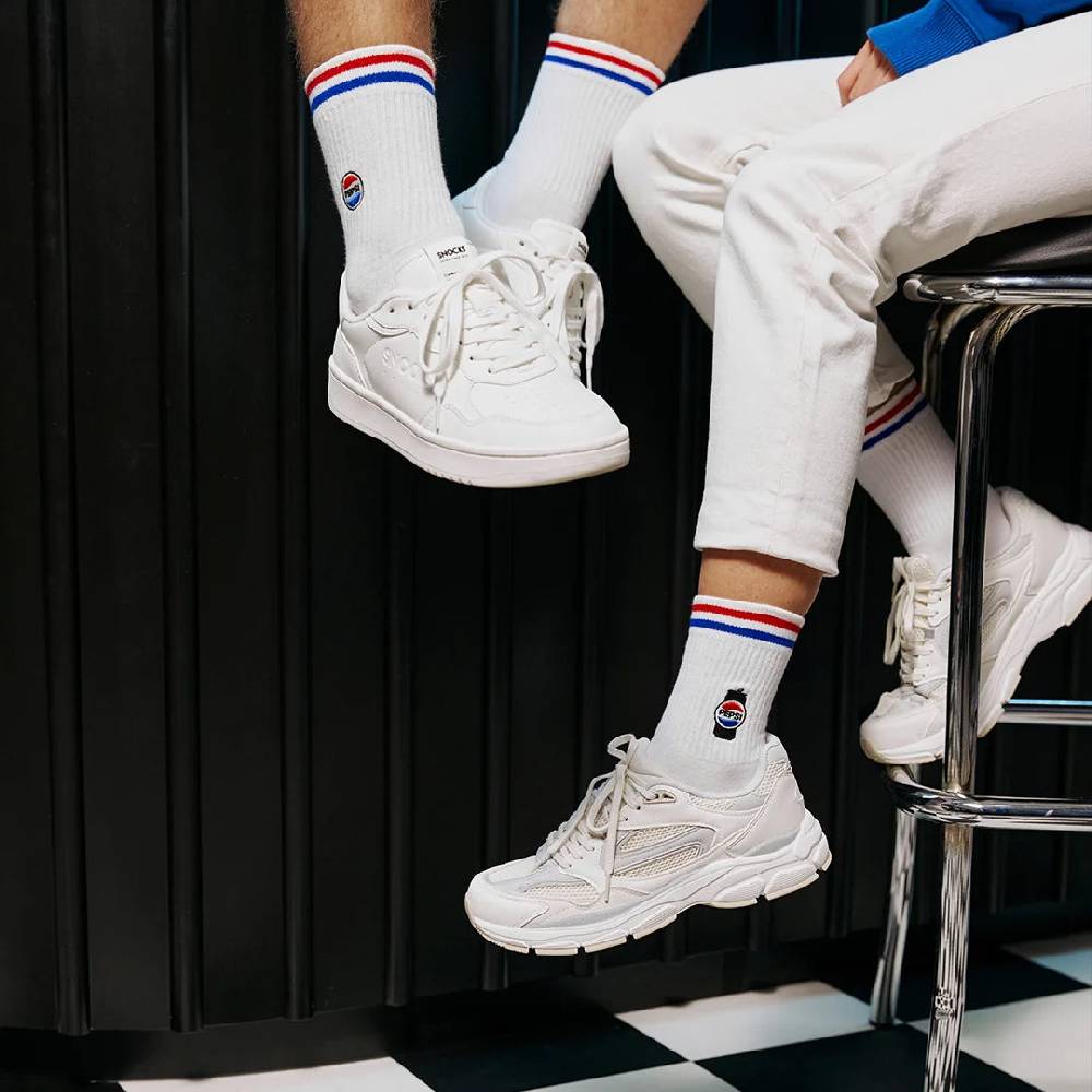 Snocks Hohe Sportsocken mit Streifen aus Bio-Baumwolle Zeitbegrenzte Promotion