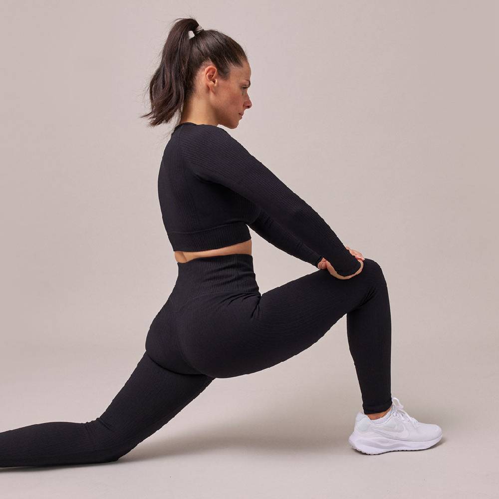 Snocks Gerippte Leggings aus recyceltem Polyamid Fabrikladen